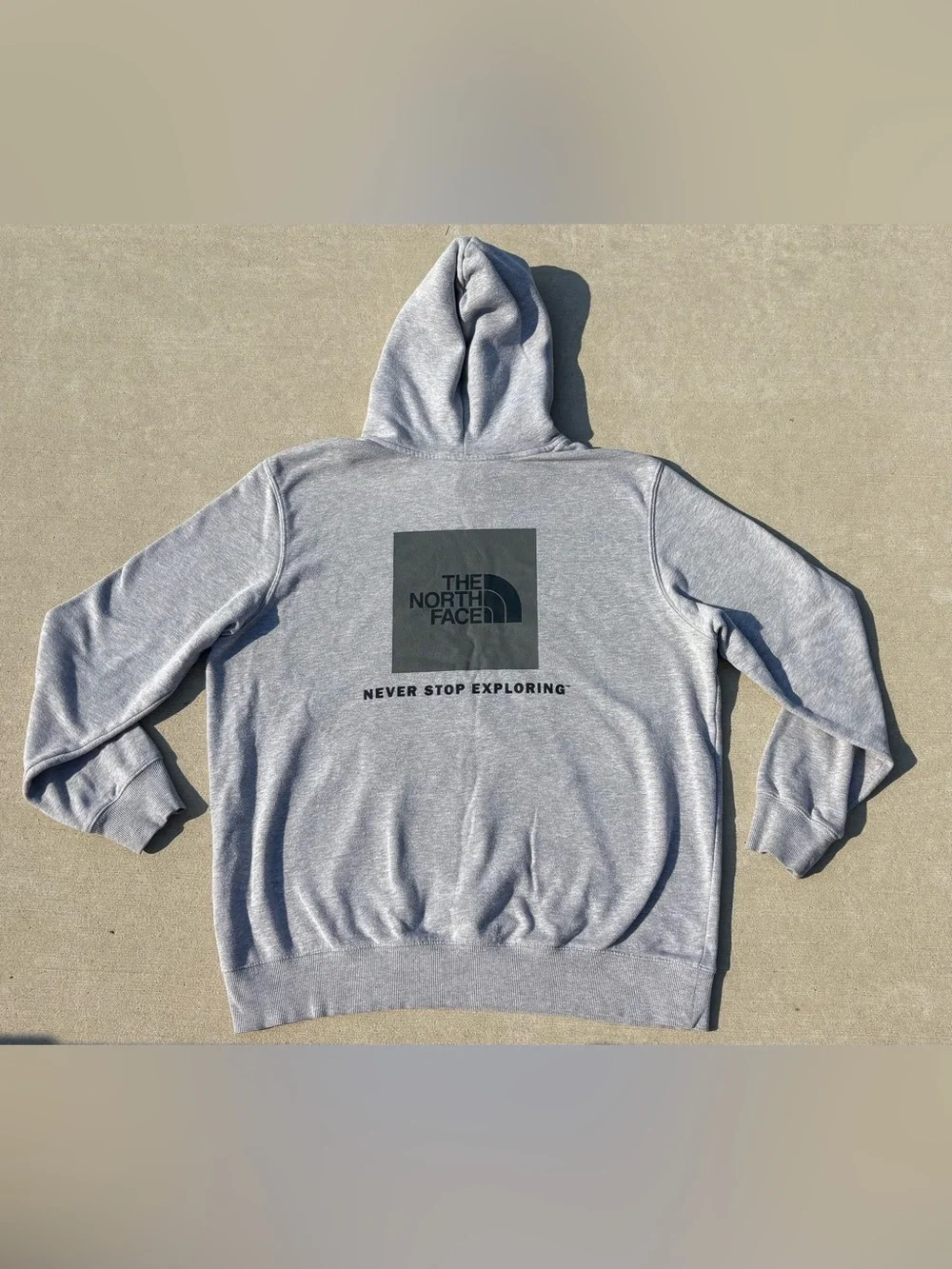The North Face light gray